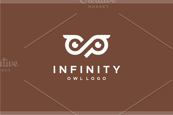 Infinity Owl Logo in Logo Templates - product preview 2
