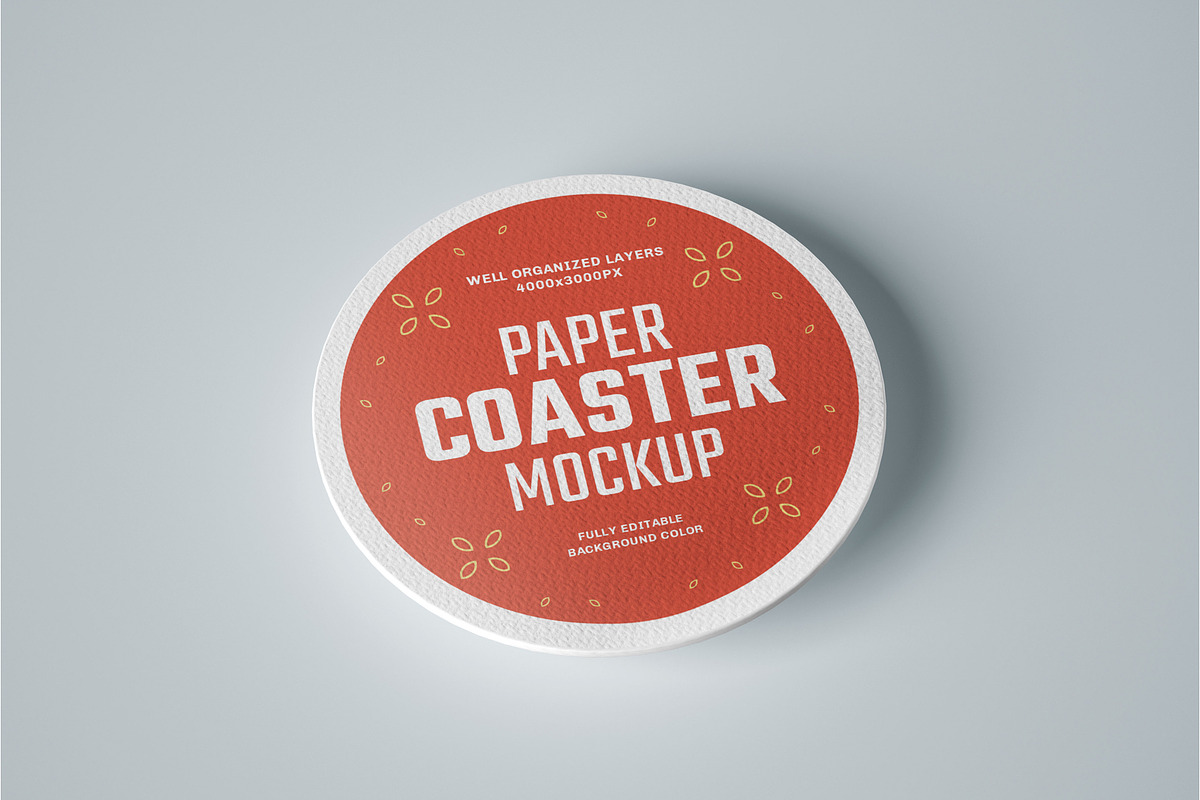 Download 33 Paper Beverage Coaster Mockup Set Free Download Godownloads Net Official Website