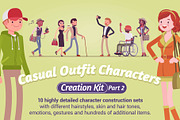 Casual Outfit Character Creation Kit