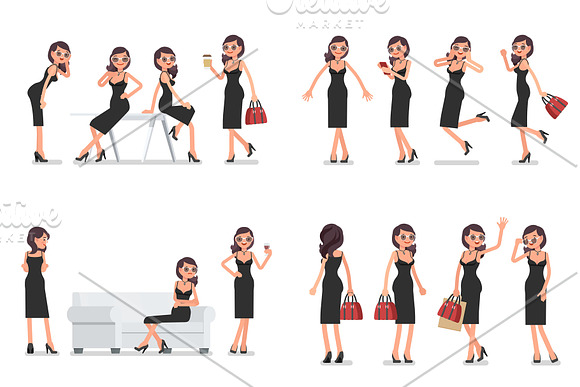 Casual Outfit Character Creation Kit in Illustrations - product preview 9