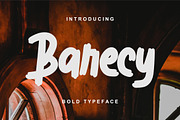 Barecy | Bold Typeface Font