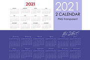 2021 Monthly Calendar Printable