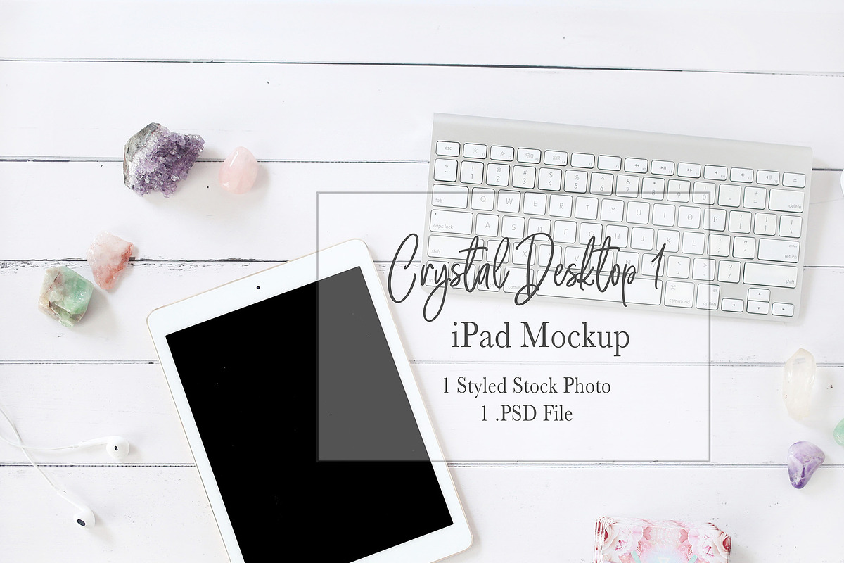 Crystal Desktop 01 - iPad Mockup in Mobile & Web Mockups - product preview 8