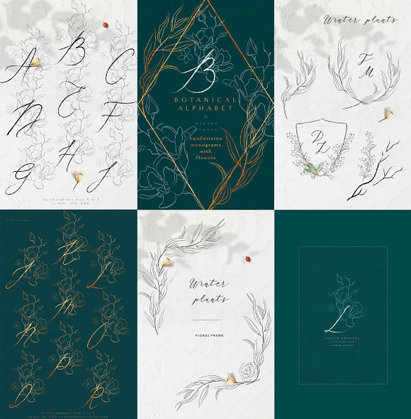 Line Art Floral Graphic Bundle in Graphics - product preview 9