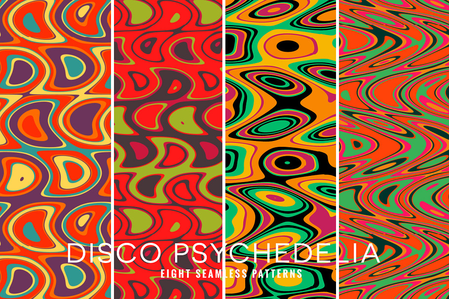 Disco Psychedelia in Patterns - product preview 8