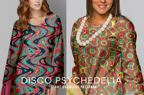 Disco Psychedelia in Patterns - product preview 4