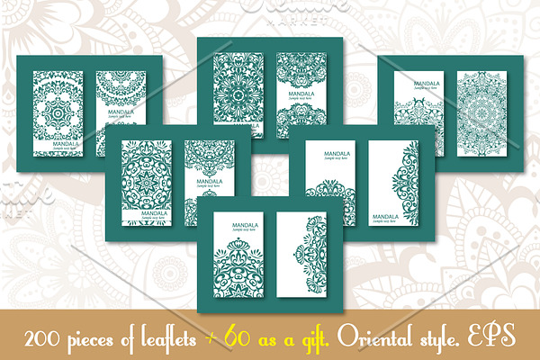 Leaflet templates in Oriental style
