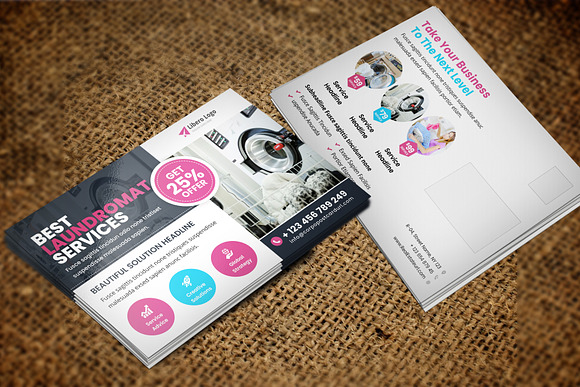 Postcard Design v7 in Postcard Templates - product preview 3