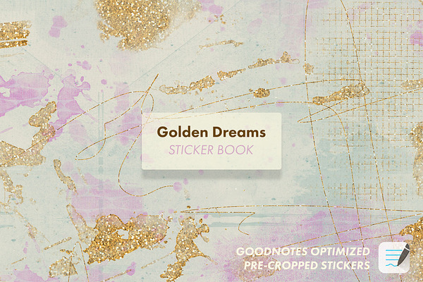 Golden Dreams - Sticker Book