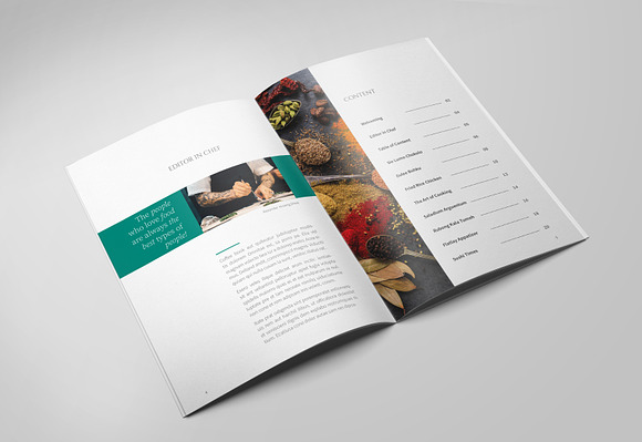 A5 Recipe Book in Brochure Templates - product preview 2