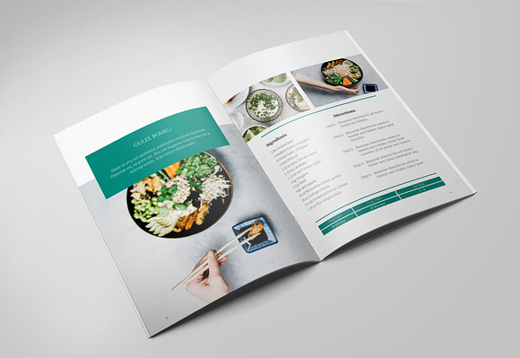 A5 Recipe Book in Brochure Templates - product preview 4