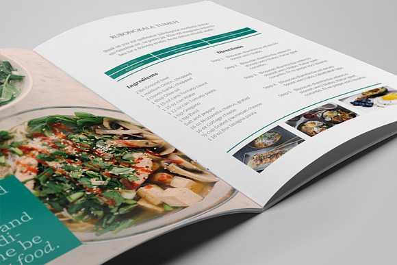 A5 Recipe Book in Brochure Templates - product preview 9