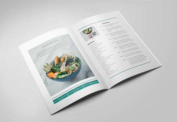 A5 Recipe Book in Brochure Templates - product preview 10