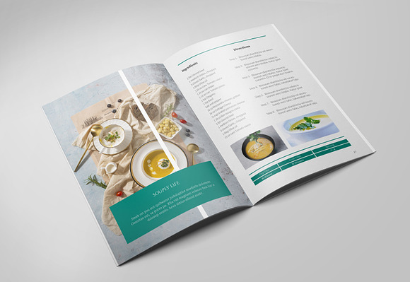 A5 Recipe Book in Brochure Templates - product preview 12
