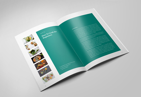 A5 Recipe Book in Brochure Templates - product preview 14
