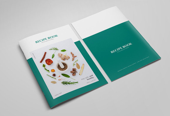 A5 Recipe Book in Brochure Templates - product preview 15
