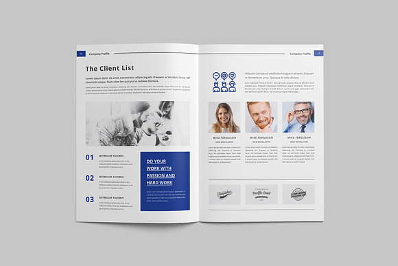 Company profile Template in Brochure Templates - product preview 6