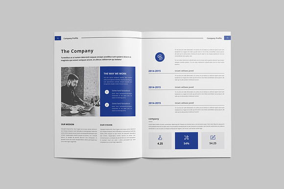 Company profile Template in Brochure Templates - product preview 9