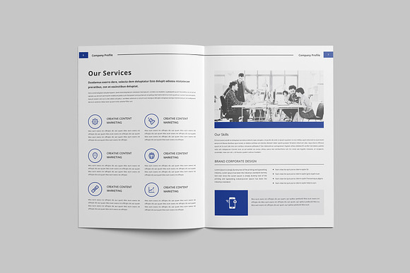 Company profile Template in Brochure Templates - product preview 10
