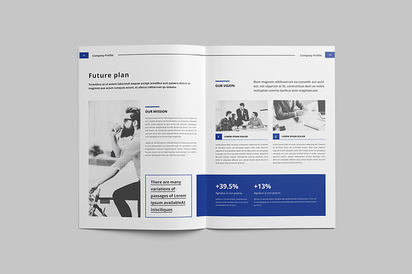 Company profile Template in Brochure Templates - product preview 13