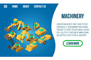 Machinery concept banner