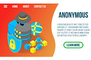 Anonymous concept banner