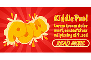 Kiddie pool concept banner