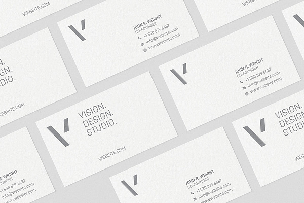 Vision - Simple Clean Business Card