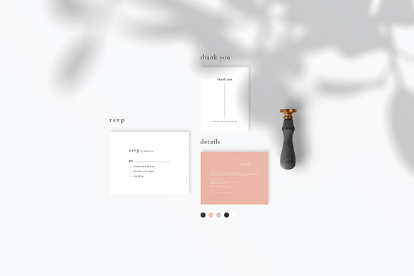 Modern Minimal Wedding Suite in Wedding Templates - product preview 4
