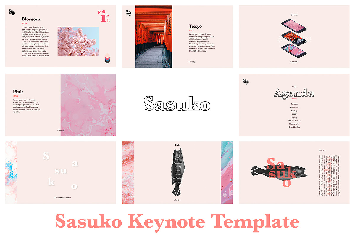 Sasuko Keynote Template in Keynote Templates - product preview 8
