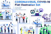 Covid 19 Coronavirus Set