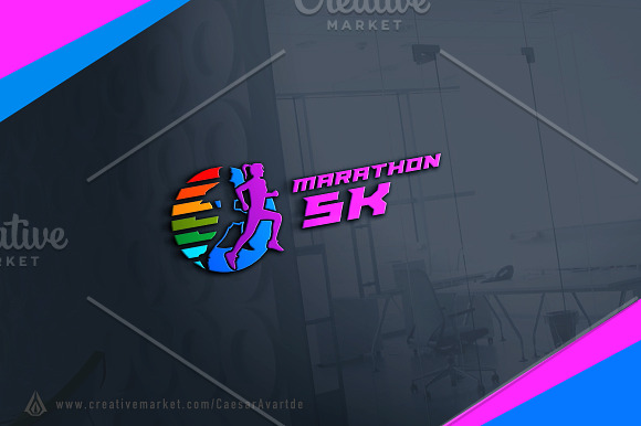 Marathon Logo Template in Logo Templates - product preview 1