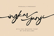 Ingkar Janji - Stylish Script Font