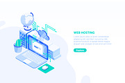Web hosting concept