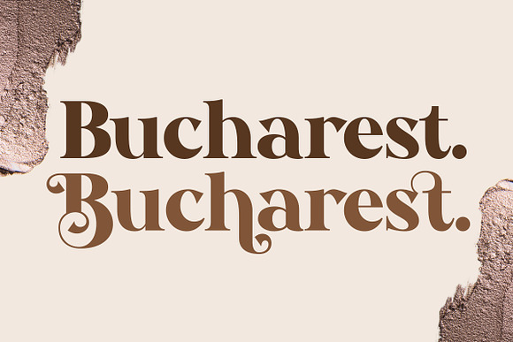 Bucharest - Modern Serif in Serif Fonts - product preview 9
