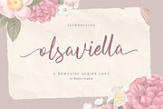 Olsaviella - Signature Font