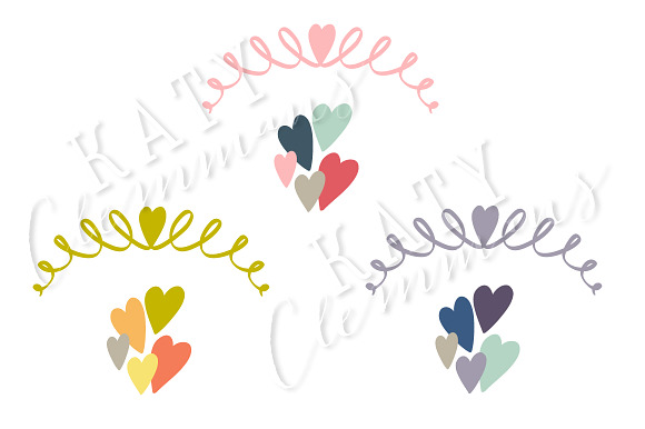 Floral Wedding Clip Art in Illustrations - product preview 3