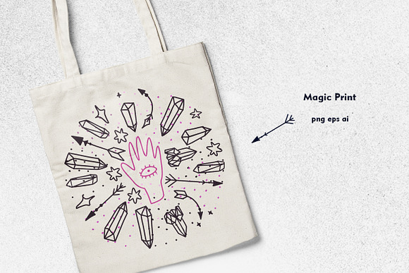 Hand Drawn Doodle Magic in Objects - product preview 2