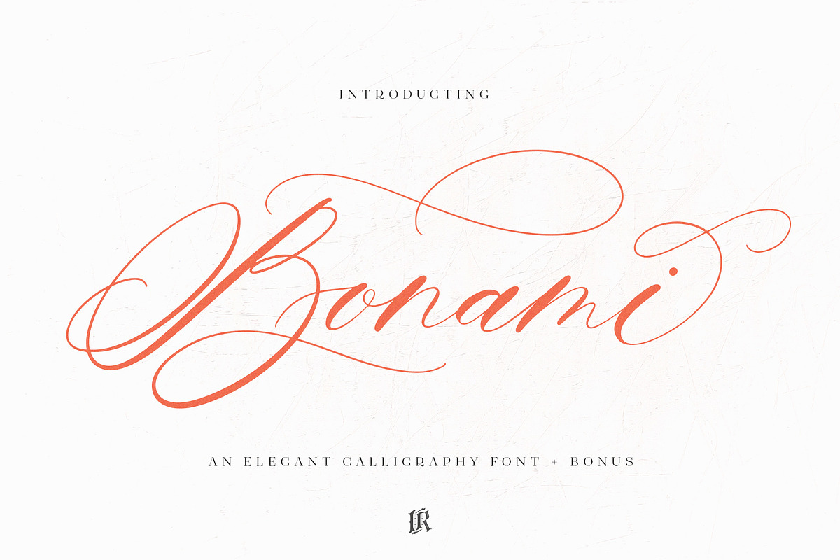 Bonami Font in Script Fonts - product preview 8