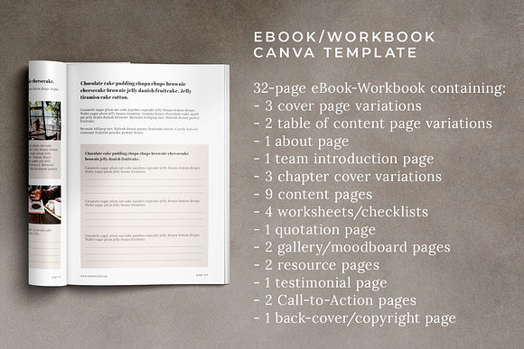 eBook-Workbook Canva Template-Maine in Magazine Templates - product preview 1
