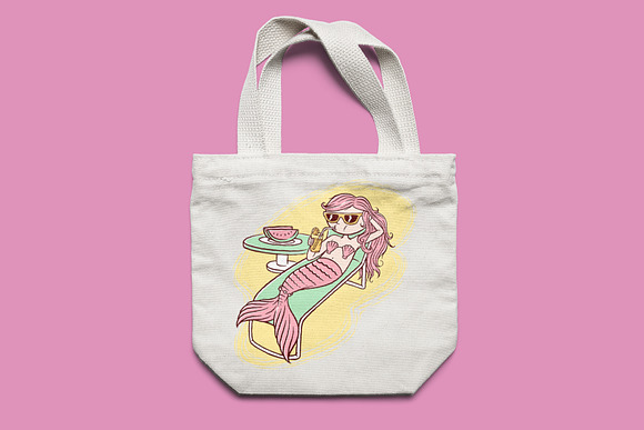 Cute mermaid illustration in Illustrations - product preview 3