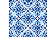 Italian ceramic tile pattern