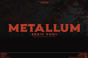 Metallum-Serif Font Family