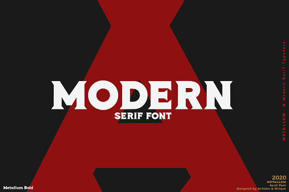 Metallum-Serif Font Family in Serif Fonts - product preview 1