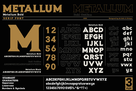 Metallum-Serif Font Family in Serif Fonts - product preview 2