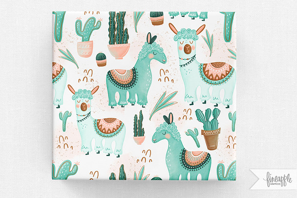 LLAMA PATTERNS in Patterns - product preview 8