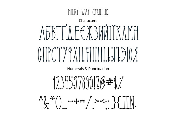 Milky Way Font in Display Fonts - product preview 2