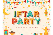Iftar party celebration concept