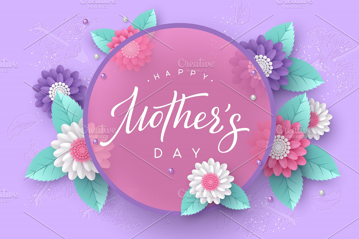 Happy Mothers day typography design. in Illustrations - product preview 8