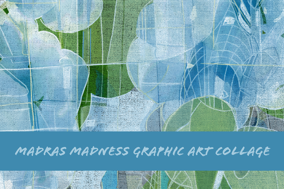 Madras Madness Graphic Art Collage in Objects - product preview 8